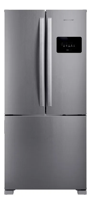 Geladeira Brastemp Frost Free French Door 559L · Inox · BRO85MK — foto principal do produto